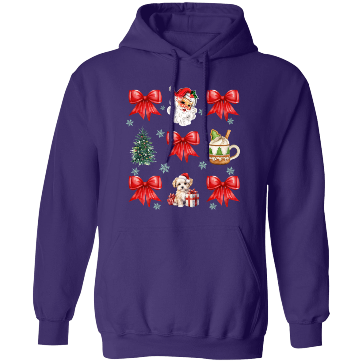 Christmas Coquette Bow | Hoodie