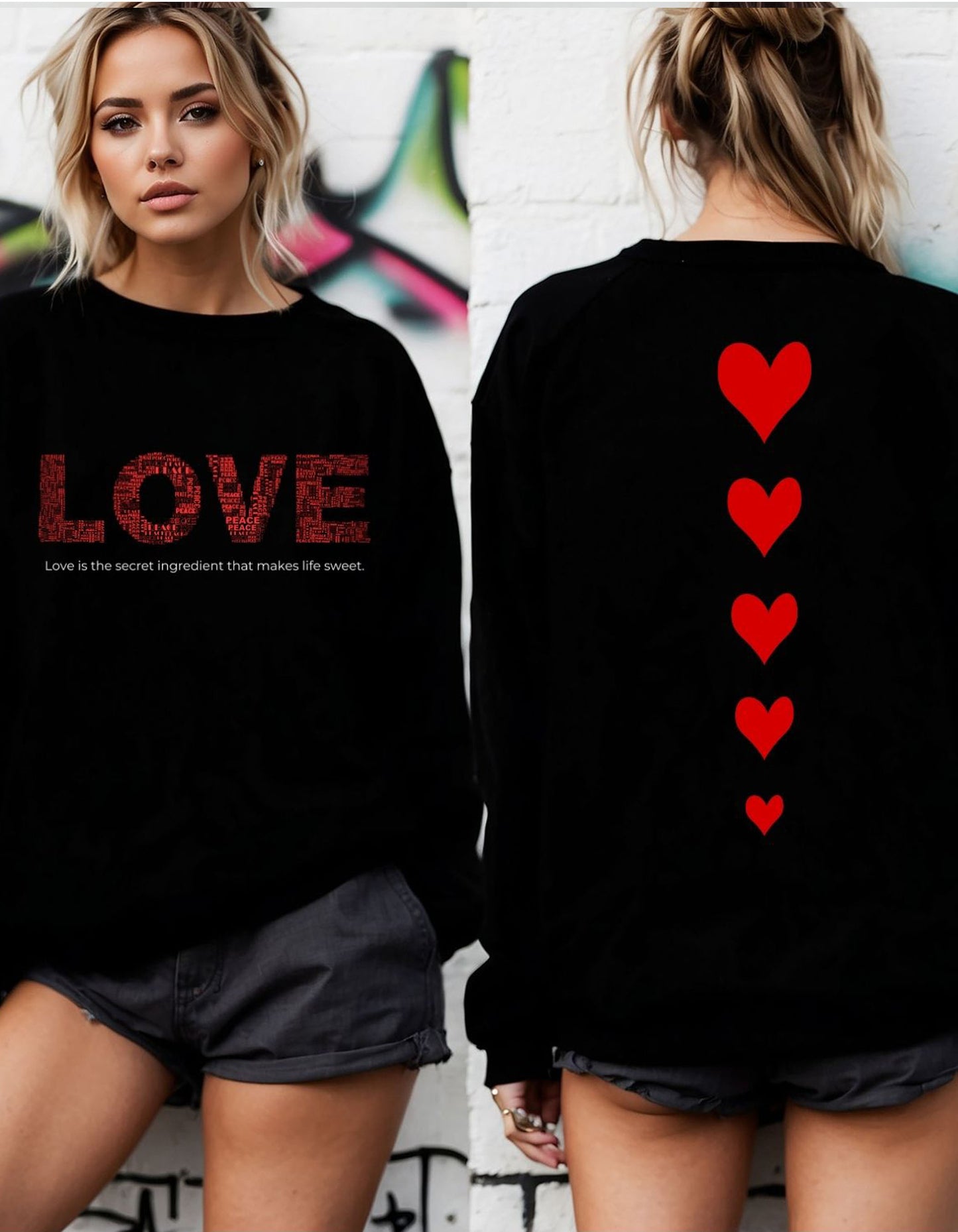 Love And Heart | Sweatshirt