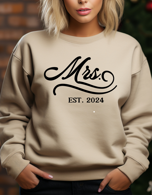 Personalized | Mr. & Mrs. | Sweatshirt