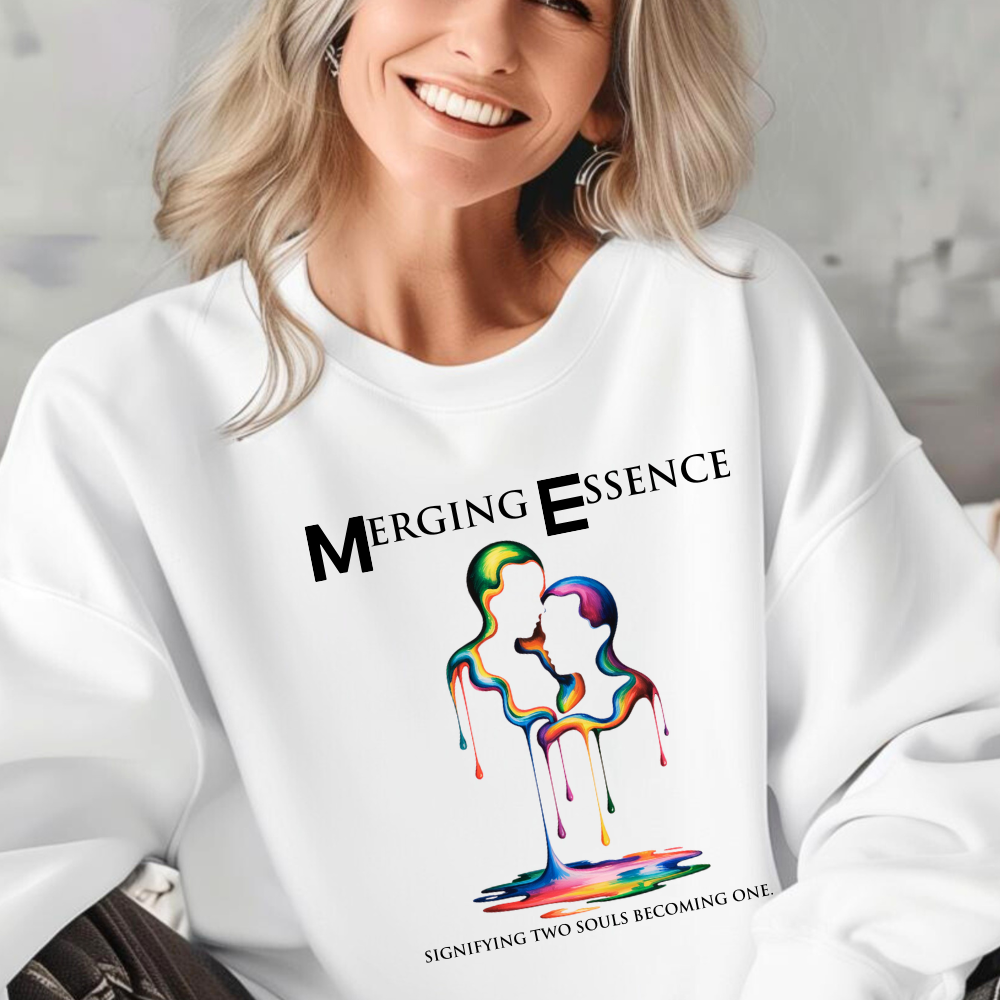 Couple Paint Art | Merging Essence | T-Shirt | Sweatshirt | Hoodie