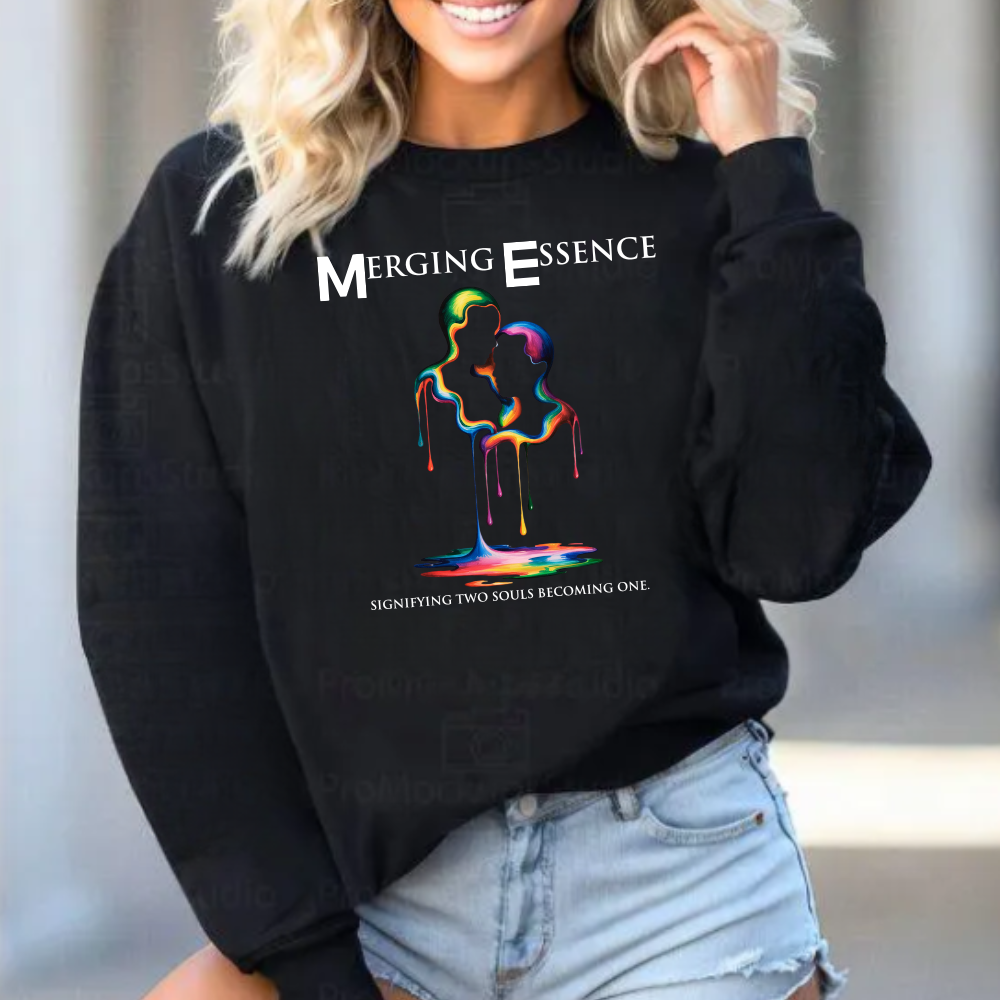 Couple Paint Art | Merging Essence | T-Shirt | Sweatshirt | Hoodie