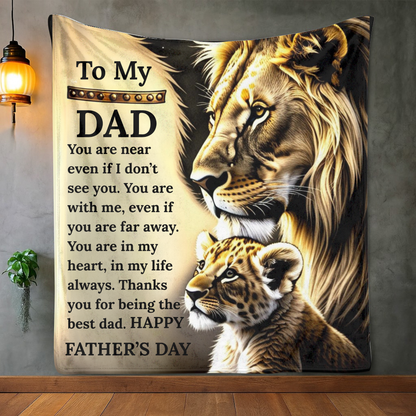 To My Dad | Thanks for Being the Best Dad | Blanket