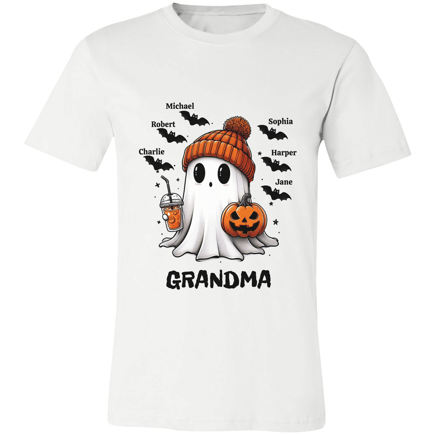 Halloween Personalized Ghost -Unisex T-Shirt