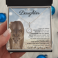 To My Sweet Daughter, I Hope You Always Remember | Eternal Hope Necklace