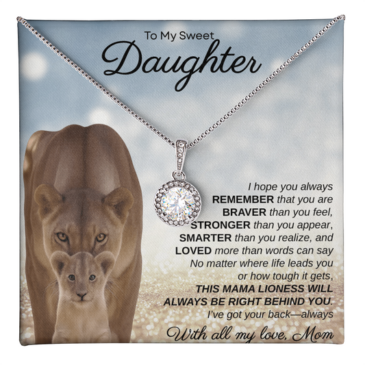 To My Sweet Daughter, I Hope You Always Remember | Eternal Hope Necklace