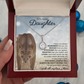 To My Sweet Daughter, I Hope You Always Remember | Eternal Hope Necklace