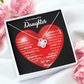 To My Beautiful Daughter | This Old Heart Will Love you Always | Love Knot Necklace