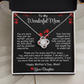 To My Wonderful Mom | Love Knot Necklace