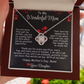 To My Wonderful Mom | Love Knot Necklace