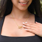 To My Sweet Daughter, I Hope You Always Remember | Interlock Hearts Necklace