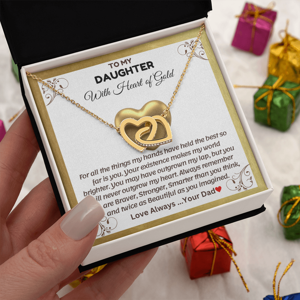 To My Daughter | With The Heart of Gold | Necklace