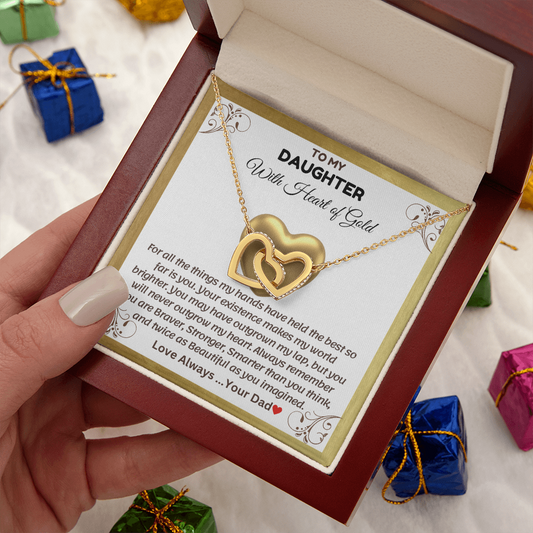 To My Daughter | With The Heart of Gold | Necklace