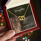 To My Sweet Daughter, I Hope You Always Remember | Interlock Hearts Necklace