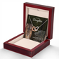 To My Sweet Daughter, I Hope You Always Remember | Interlock Hearts Necklace