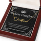 To my Badass Daughter - Signature Style Custom Name Necklace