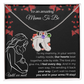 Amazing Mama To Be | My Mommy | Custom Baby Feet with Birthstone  Necklace