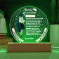 The Best Gift for The Moment | Happy Graduation | Circle Acrylic Plaque