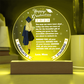 The Best Gift for The Moment | Happy Graduation | Circle Acrylic Plaque