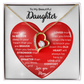 To My Beautiful Daughter | This Old Heart Will Love you Always | Forever Love Necklace