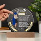 The Best Gift for The Moment | Happy Graduation | Circle Acrylic Plaque