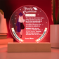 The Best Gift for The Moment | Happy Graduation | Circle Acrylic Plaque