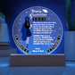 Let Her Know How Proud You are | Happy Moment for a Special Graduation Gift | A Circle Acrylic Plaque |