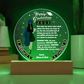 Let Her Know How Proud You are | Happy Moment for a Special Graduation Gift | A Circle Acrylic Plaque |