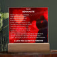 To My Soulmate Acrylic Plaque