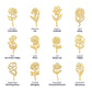 Beautiful customizable birth flower Name Necklace