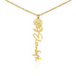 Beautiful customizable birth flower Name Necklace