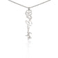 Beautiful customizable birth flower Name Necklace