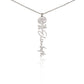 Beautiful customizable birth flower Name Necklace