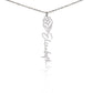 Beautiful customizable birth flower Name Necklace