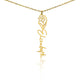Beautiful customizable birth flower Name Necklace