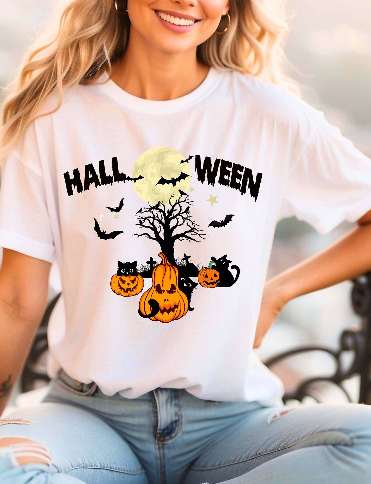 Halloween Cats - Unisex Tee