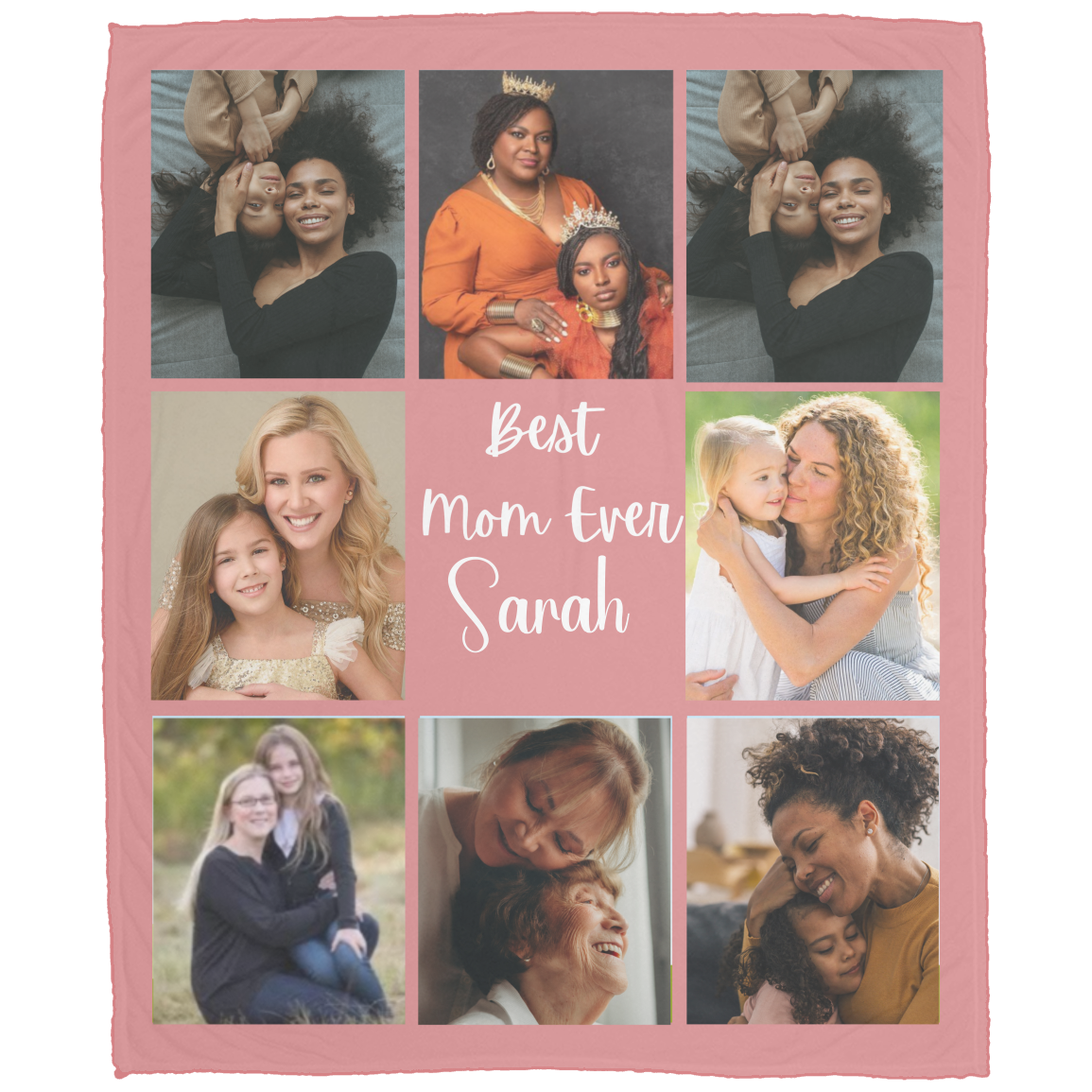 Personalize Photo Blanket - Best Mom Ever