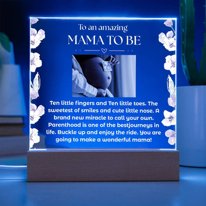 Mama to be | Acrylic Square Plaque