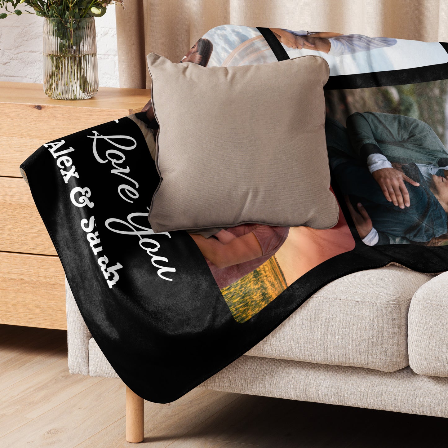 Personalized | I Love You |Photo Blanket