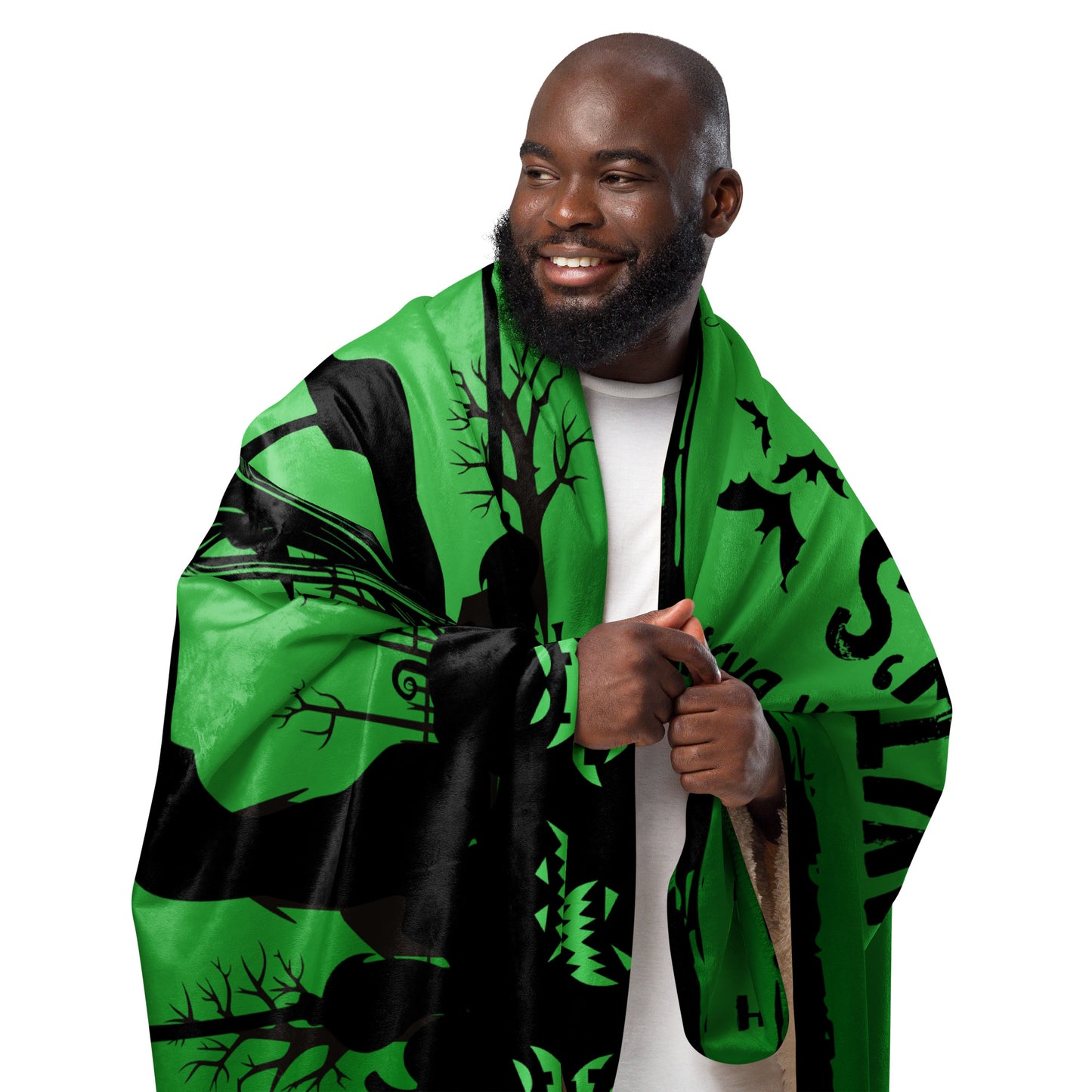 Halloween | Witchy's Angels | Blanket | Green