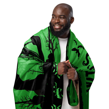 Halloween | Witchy's Angels | Blanket | Green