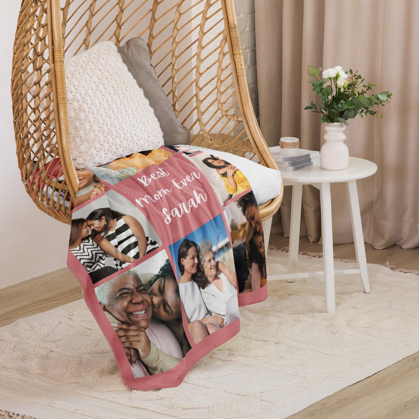 Personalize Photo Blanket - Best Mom Ever