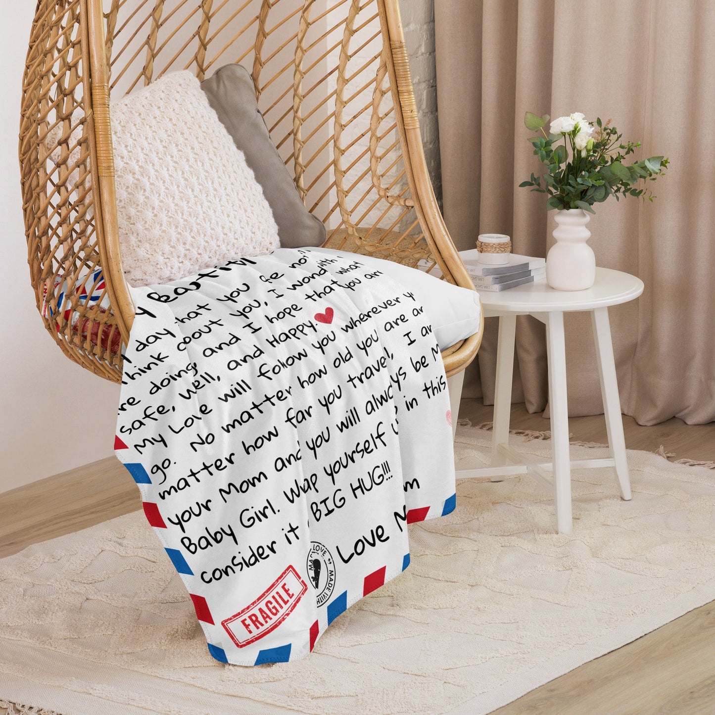 To My Beautiful Daughter | Air Mail | Blanket