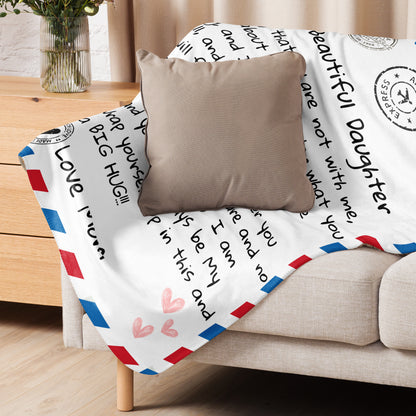 To My Beautiful Daughter | Air Mail | Blanket