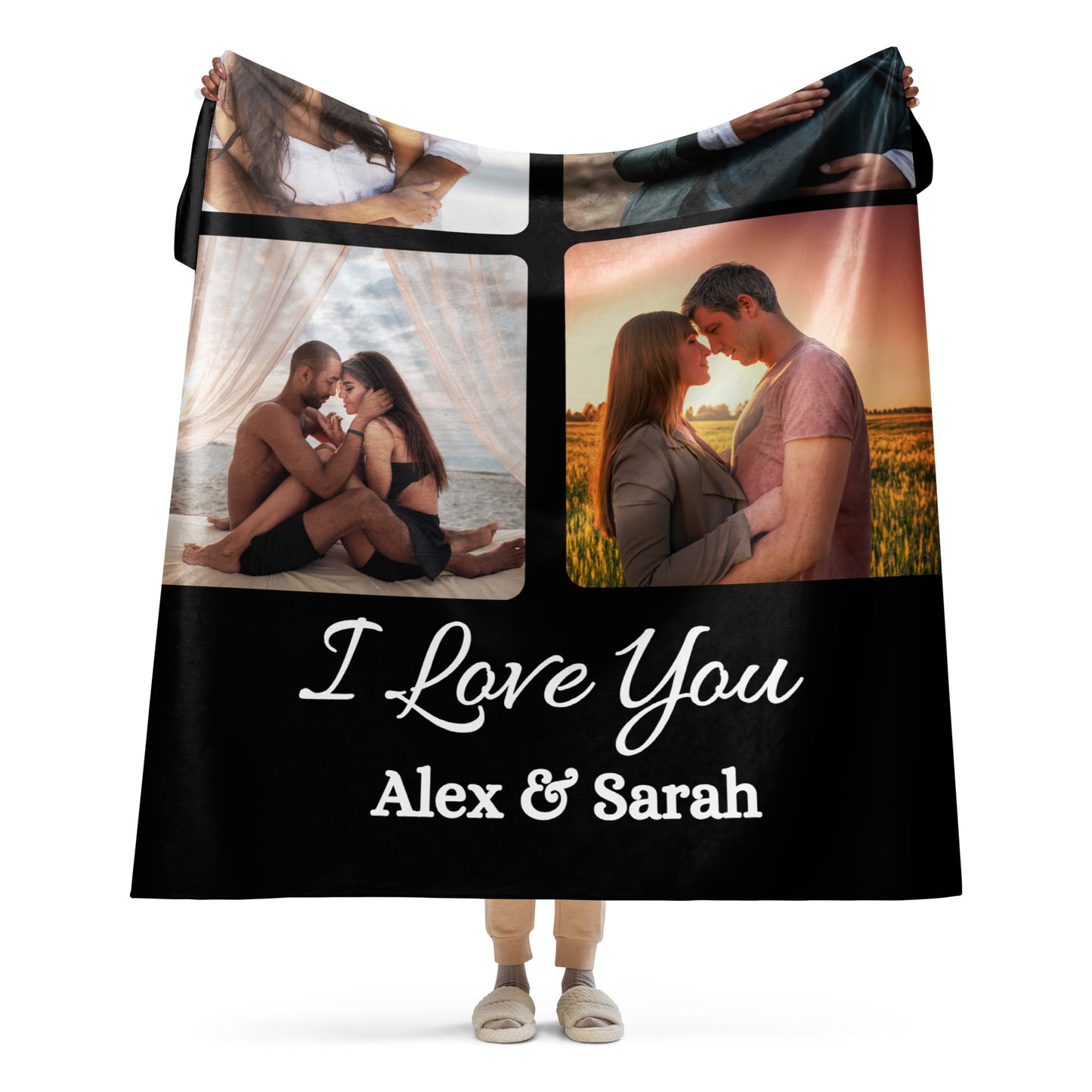 Personalized | I Love You |Photo Blanket