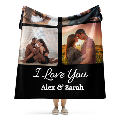 Personalized | I Love You |Photo Blanket