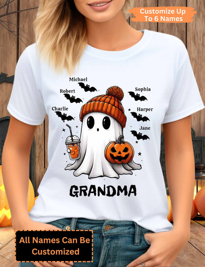 Halloween Personalized Ghost -Unisex T-Shirt